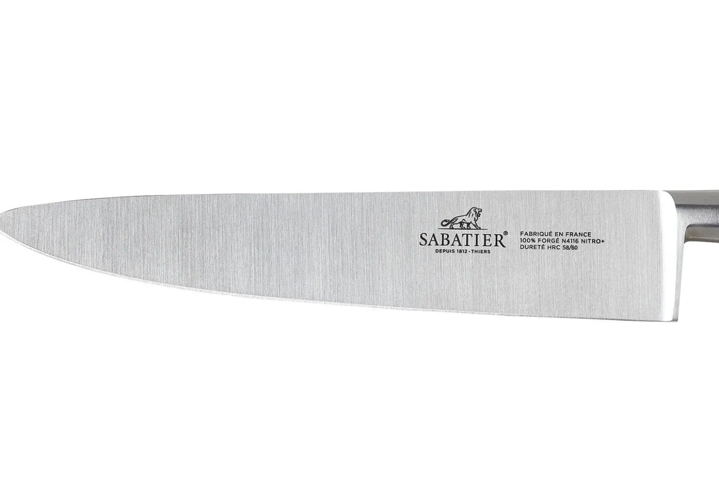 Couteau de chef Sabatier Idéal Bleu Abysse 100% forgé lame 20cm