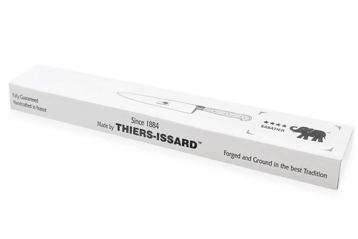 Couteau de chef Sabatier Éléphant Idéal Forgé 20cm manche nylon noir