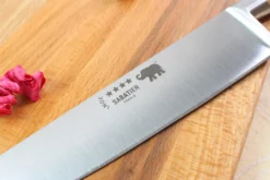 Couteau de chef Sabatier Éléphant Idéal Forgé 20cm manche en olivier
