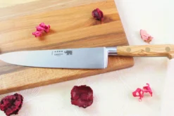 Couteau de chef Sabatier Éléphant Idéal Forgé 20cm manche en olivier