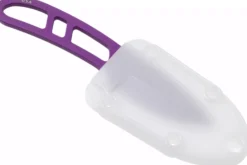 Couteau de cou Esee Candiru CAN-PURP-E lame acier carbone 5,1cm manche ajouré acier violet + étui