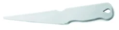 Couteau de décor en polymère blanc 27cm ultra-précis