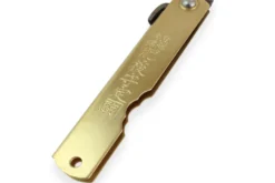 Couteau de poche Higonokami Kanetsune lame 7,5cm manche laiton