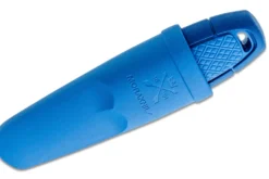 Couteau de poche Mora Eldris 12649 lame inox 5,9cm manche caoutchouc bleu + étui