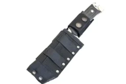 Couteau de survie Wildsteer Kodiak KOD01 lame 13cm manche micarta noir + étui en nylon