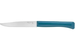 Couteau de table Opinel Bon Appétit + lame 11cm en inox manche en polymère bleu canard