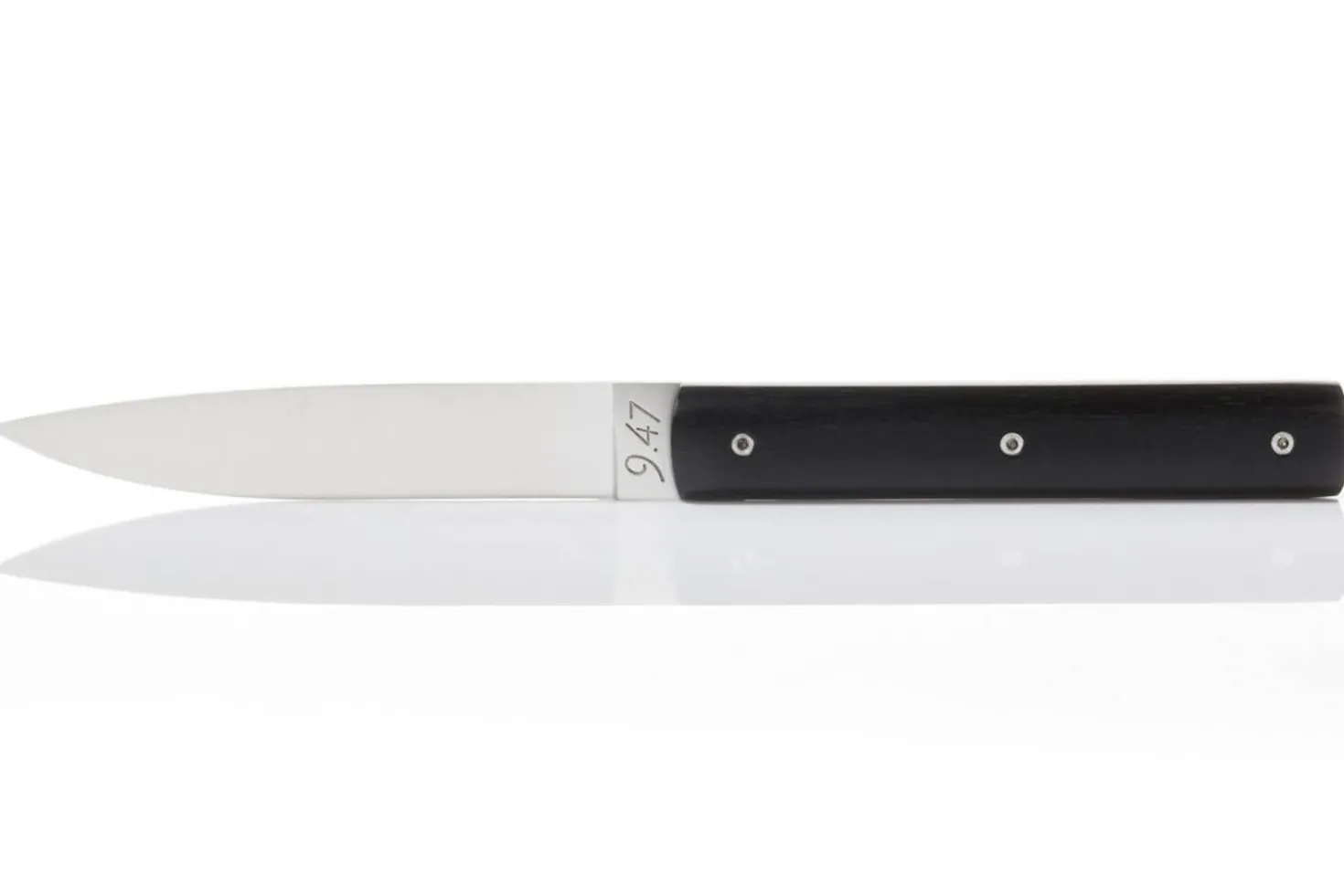 Couteau de table Perceval 9.47 en ébène du Gabon