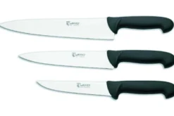 Couteau de tour/chef Jero Ecoline manche surmoulé noir 20cm