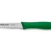 Couteau d'office Arcos Nova lame dentée 10cm manche vert