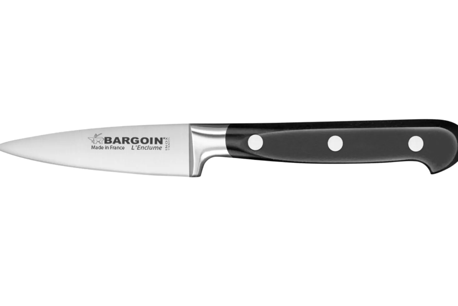 Couteau d'office Bargoin 8cm manche noir