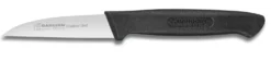 Couteau d'office Bargoin Creative Chef lame droite 8cm manche surmoulé noir