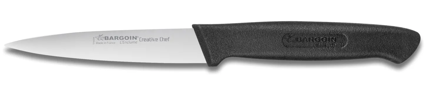 Couteau d'office Bargoin Creative Chef 8cm manche surmoulé noir