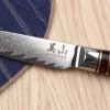 Couteau d'office 8cm Kutoyama damas nid d'abeille