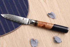 Couteau d'office 8cm Kutoyama damas nid d'abeille