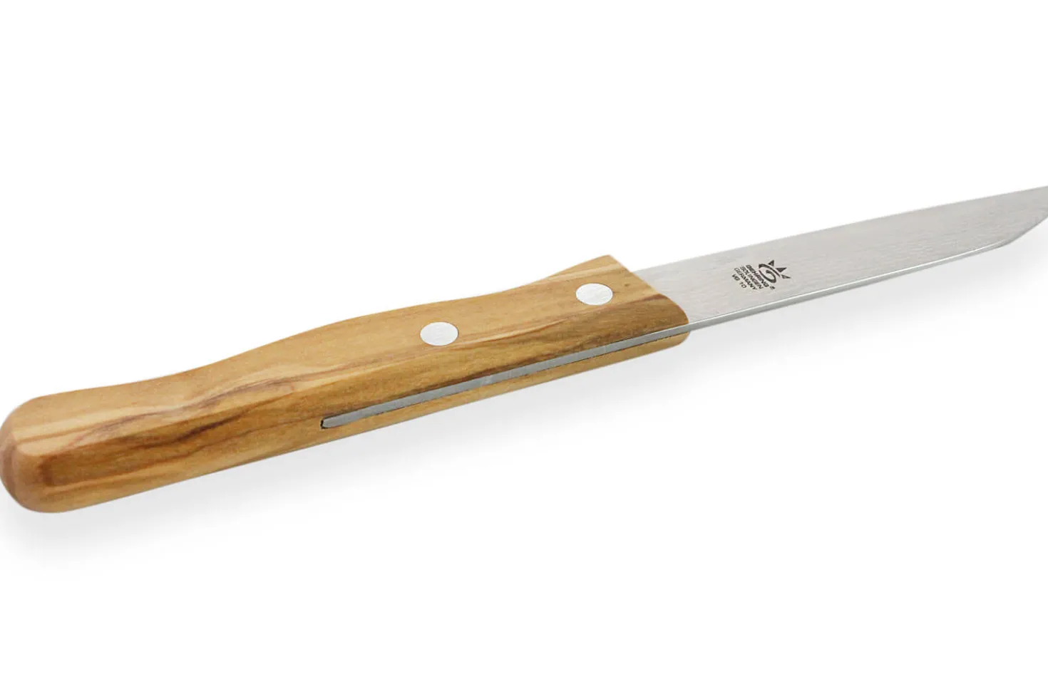 Couteau d'office Gehring Look lame 8cm damas 65 couches manche olivier