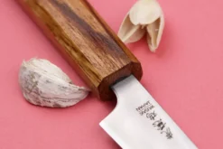 Couteau d'office japonais artisanal Wusaki Migaki G3 8cm