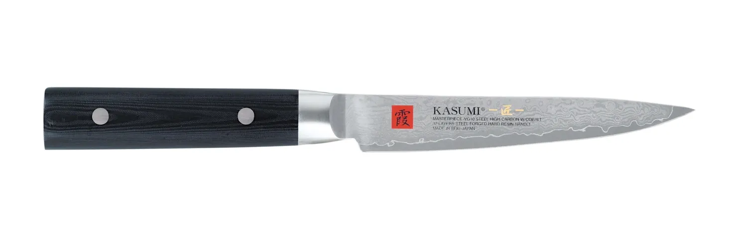 Couteau d'office japonais Kasumi Masterpiece damas haut de gamme 12cm