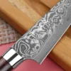 Couteau d'office japonais Takeshi Saji R2 Damas Mosaïque 8cm