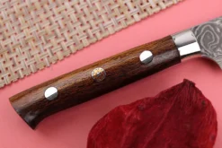 Couteau d'office japonais Takeshi Saji R2 Damas Mosaïque 8cm