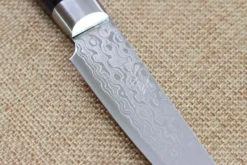Couteau d'office japonais Tsunehisa VG10 Damascus 45 couches 7.5cm