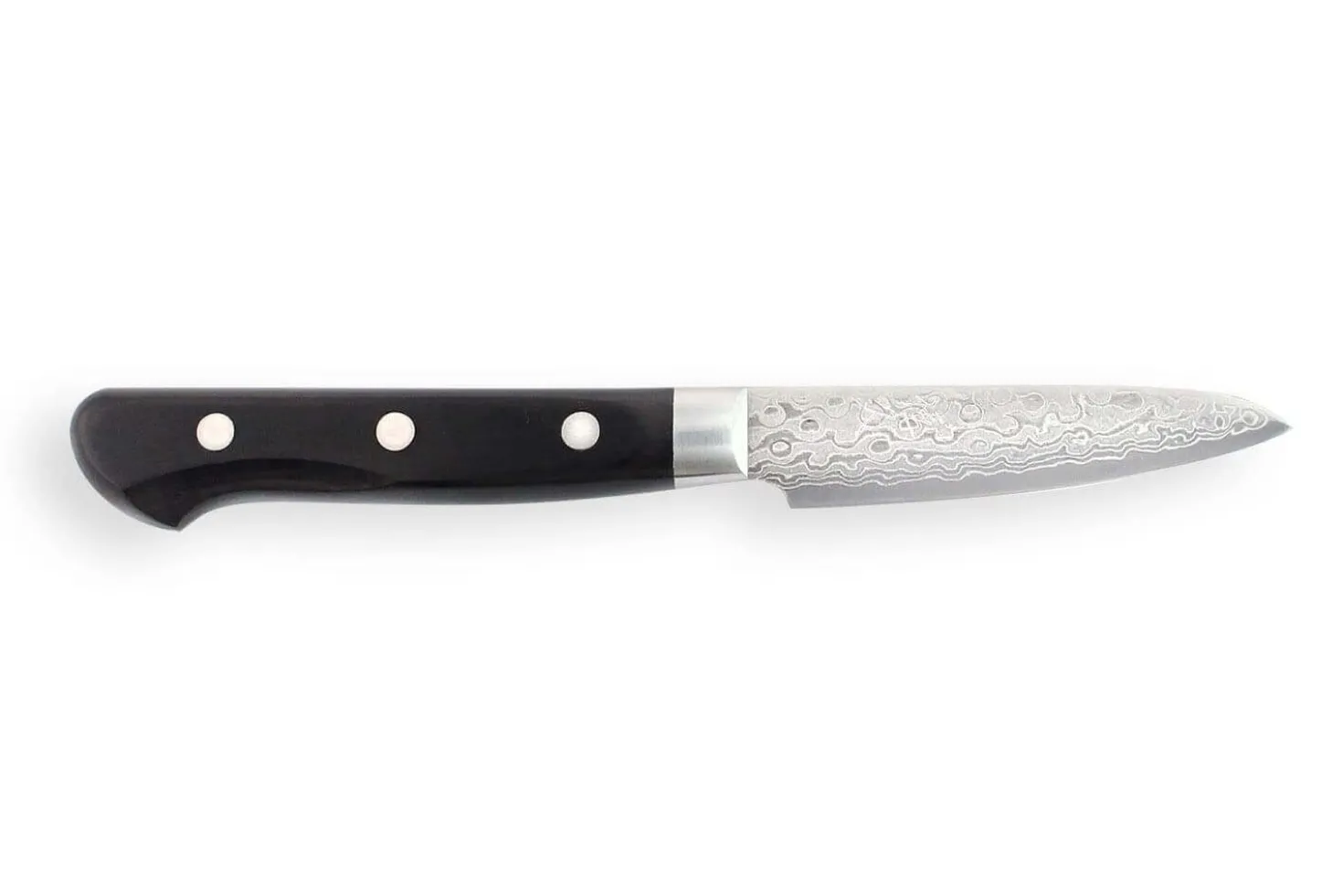 Couteau d'office japonais Tsunehisa VG10 Damascus 45 couches 7.5cm