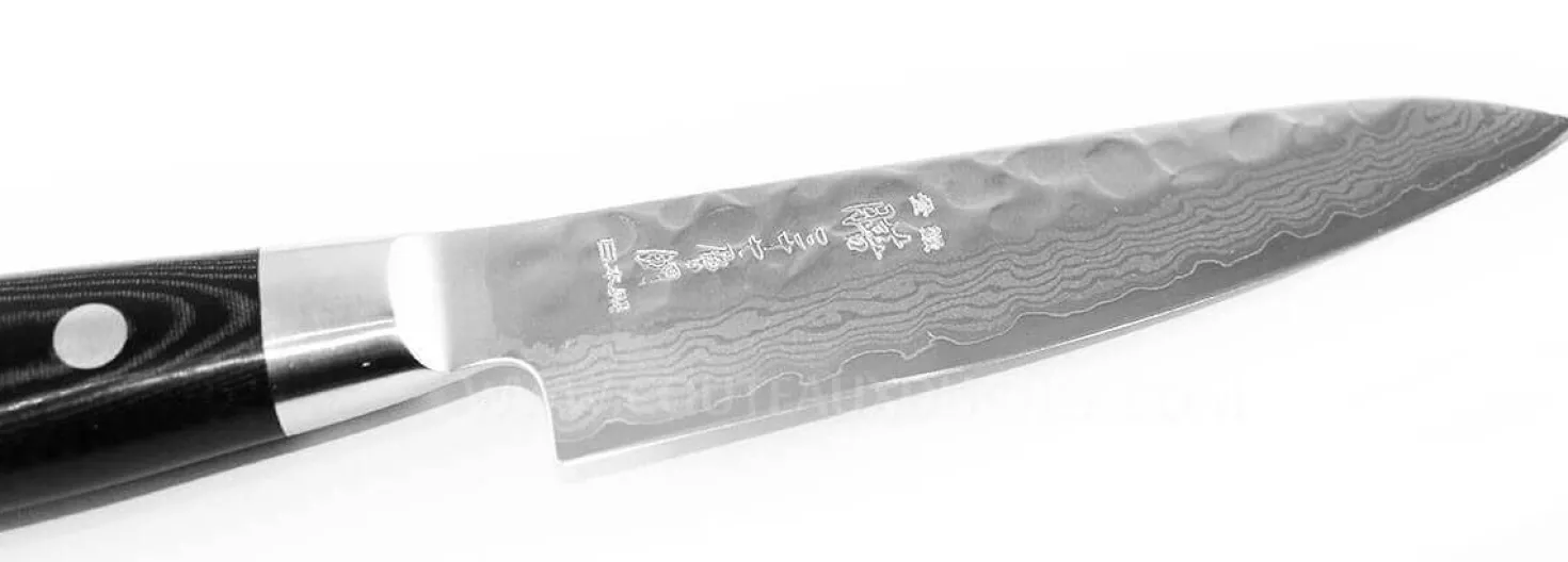Couteau d'office japonais Yaxell ZEN lame 12cm damas 37 couches