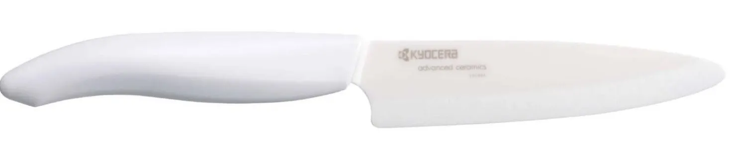 Couteau d'office Kyocera lame céramique 11cm manche blanc
