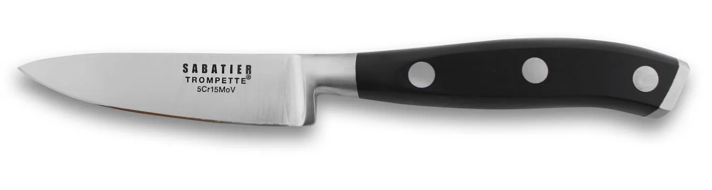 Couteau d'office Sabatier Trompette Vulcano 9cm 3 rivets