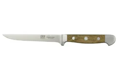 Couteau à désosser flexible Güde Alpha Chêne 13cm en acier forgé