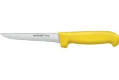 Couteau à désosser professionnel Fischer HACCP lame droite 14cm manche jaune