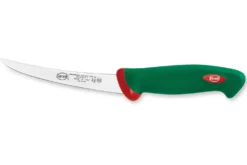 Couteau à désosser professionnel Sanelli Premana lame renversée 15cm manche vert