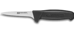 Couteau à désosser professionnel Fischer HACCP lame usée 11cm manche noir