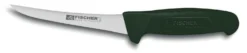 Couteau à désosser professionnel Fischer HACCP lame courbée 15cm manche noir