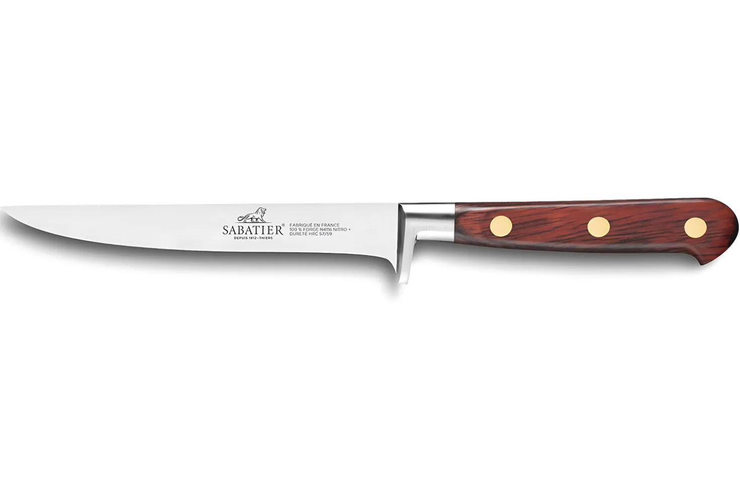 Couteau à désosser SABATIER Saveur lame 100% forgée 13cm 3 rivets