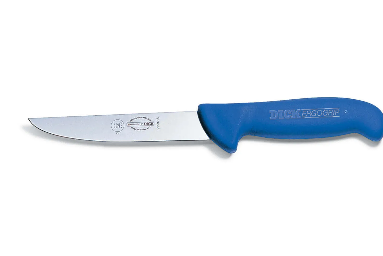 Couteau désosseur Dick Ergogrip lame large manche bleu