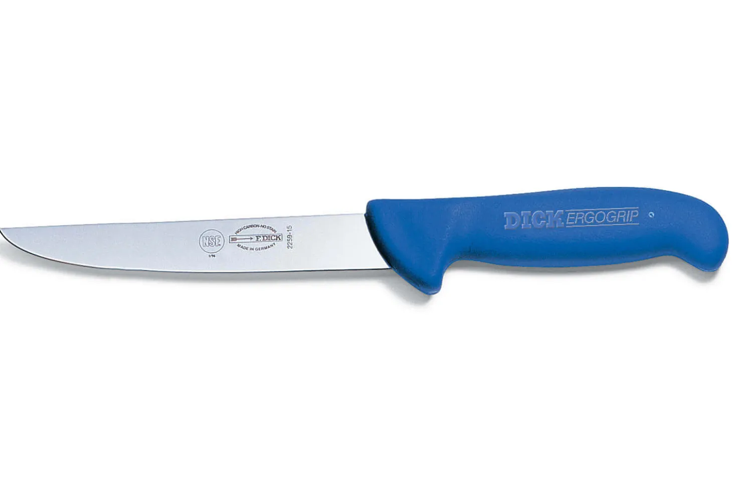 Couteau désosseur Dick Ergogrip lame large manche bleu