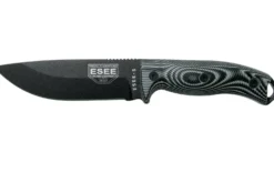 Couteau Esee 5 5PB-002 lame carbone 13,2cm manche G10 gris/noir + étui