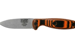 Couteau Esee Xancudo XAN2-006 lame acier inox 7,5cm manche G10 orange et noir + étui