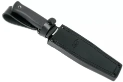 Couteau Fallkniven A1 Expedition Knife lame 16cm manche Thermorun noir + étui en cuir