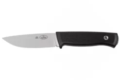 Couteau Fallkniven F1 VGWolf Swedish Air Force lame 9,7cm manche thermorun noir + étui en cuir