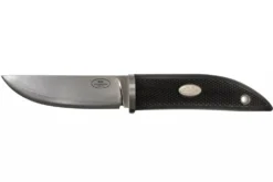 Couteau Fallkniven Kolt Knife KK lame 8,5cm manche thermorun noir + étui en zytel/cuir