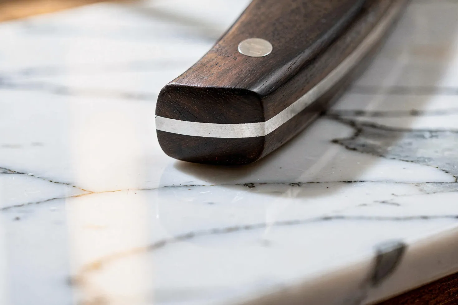 Couteau filet de sole 18cm Guillaume Leonard Cuistot en acier inoxydable et bois de santal rouge