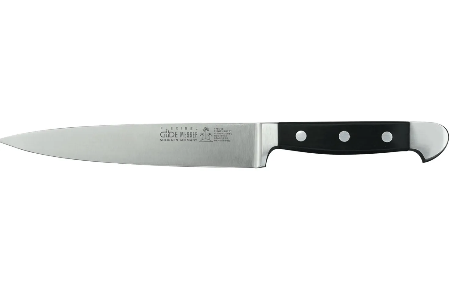 Couteau filet de sole Güde Alpha 18cm flexible en acier forgé