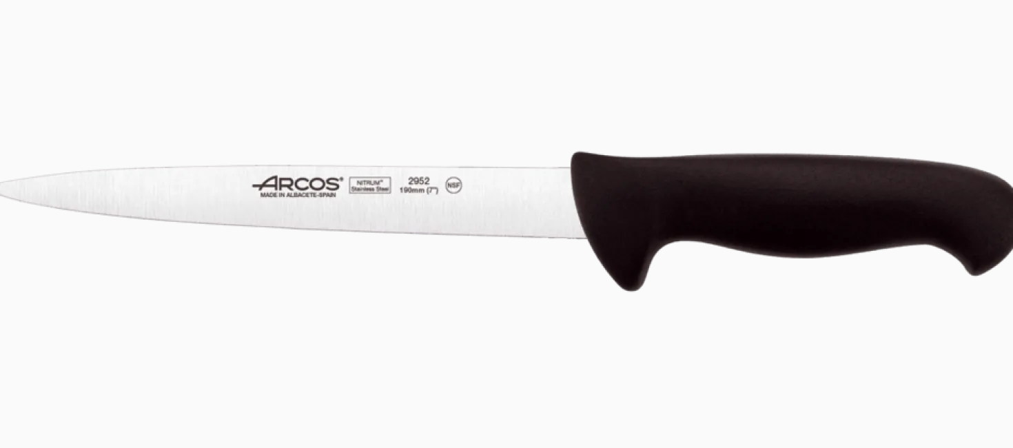 Couteau filet de sole pro 19cm acier NITRUM® ARCOS 2900