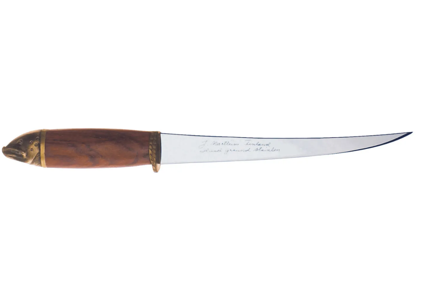 Couteau à filets Marttiini Saumon 552017 lame 19cm manche bois + étui