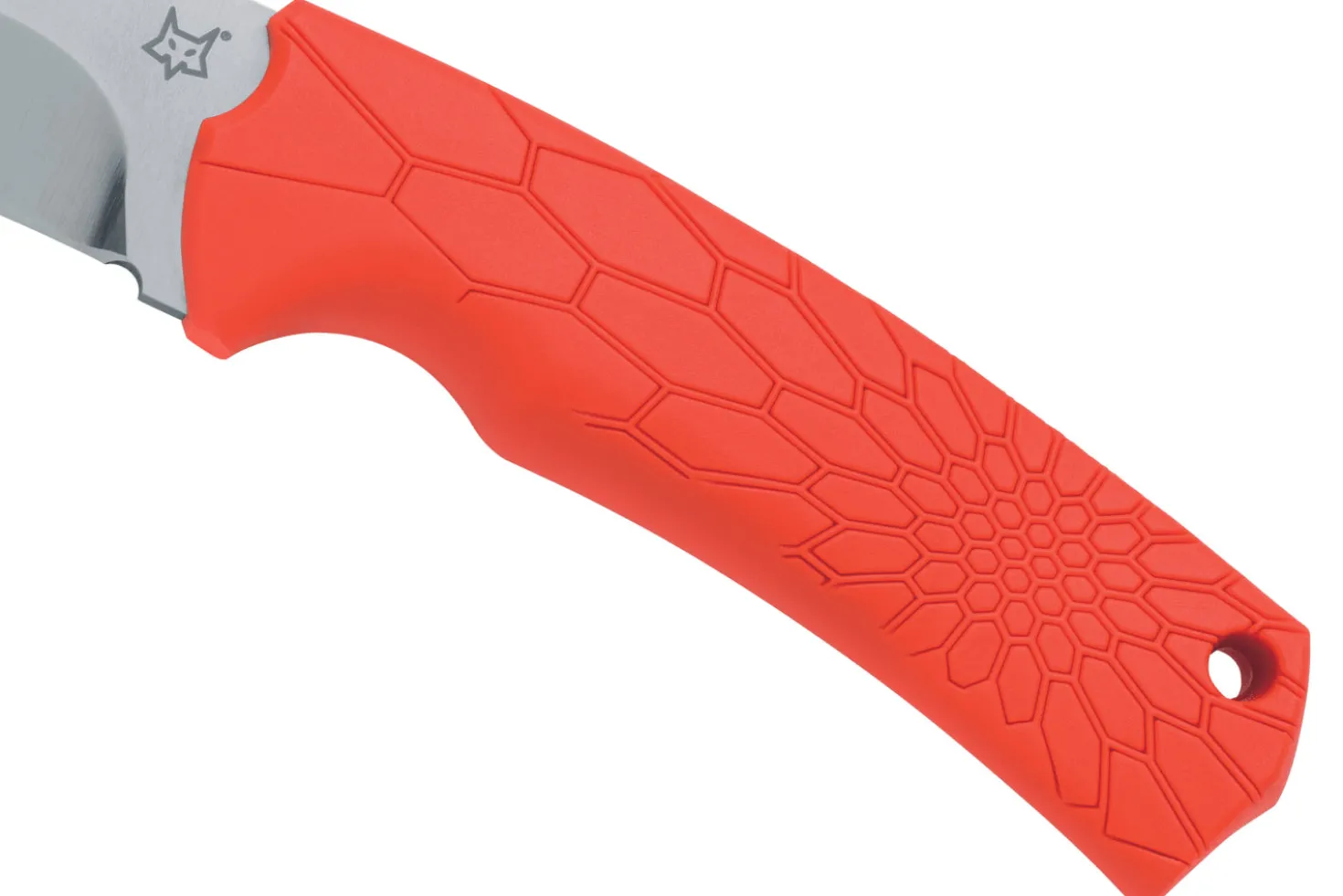 Couteau Fox Core Orange FX.607OR lame 10cm manche polypropylène/caoutchouc + étui en nylon
