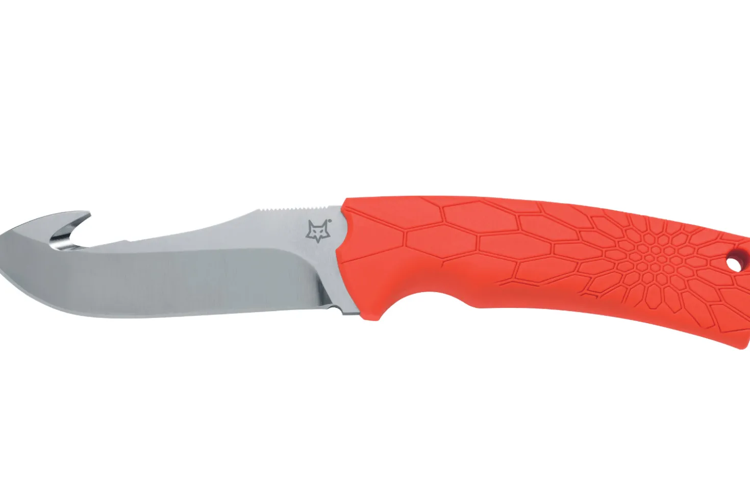 Couteau Fox Core Orange FX.607OR lame 10cm manche polypropylène/caoutchouc + étui en nylon