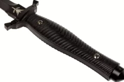 Couteau Fox Military Bellum 21711 lame 17,5cm manche G10 noir + étui