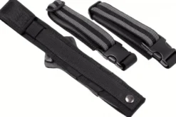 Couteau Fox Military Bellum 21711 lame 17,5cm manche G10 noir + étui