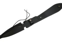 Couteau Fox Military Modras FX.507 lame 17,5cm manche G10 noir + étui en cuir